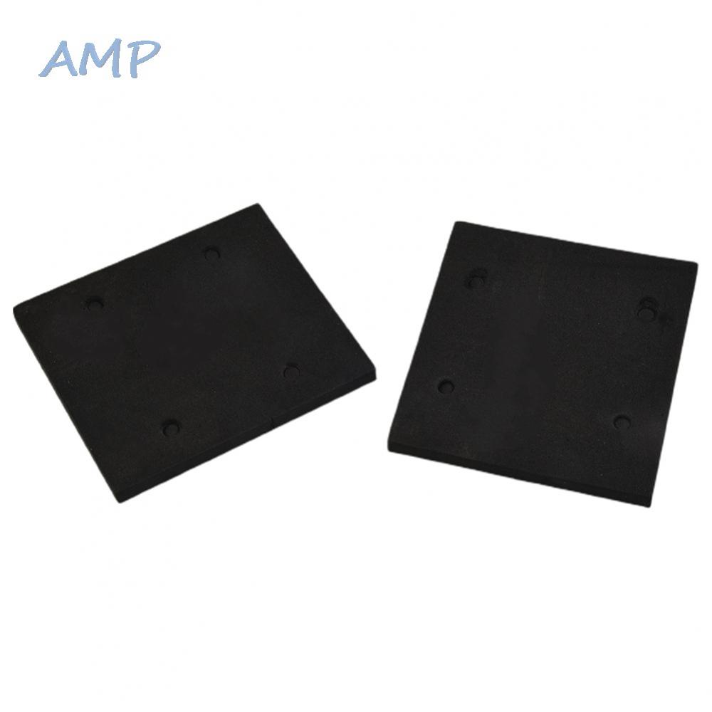 new-8-sander-back-pads-2pcs-black-for-makita-4510-sander-machine-power-tools