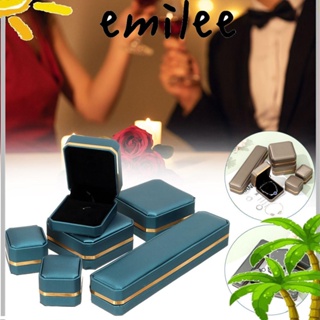 Emilee กล่องแหวน คุณภาพสูง สําหรับใส่เครื่องประดับ ต่างหู สร้อยคอ