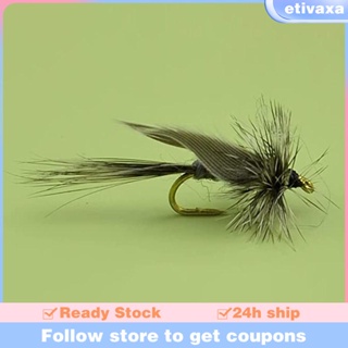 [Etivaxa] เหยื่อตกปลาน้ําจืด รูปแมลงวัน ปลาเทราท์ ปลาอาทิตย์ 12 ชิ้น