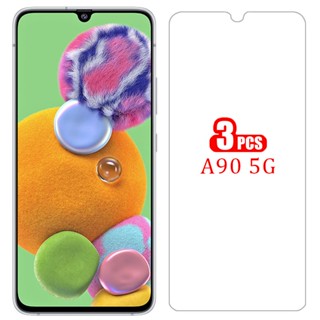 เคสโทรศัพท์มือถือกระจกนิรภัย กันรอยหน้าจอ สําหรับ samsung a90 5g samsun galaxy a 90 90a a90 9h