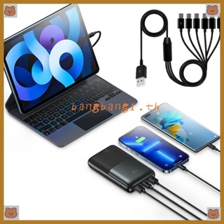 Bang สายเคเบิลอะแดปเตอร์เชื่อมต่อข้อมูล USB2 0 Type A ตัวผู้ เป็น 6 Type-C UsbC ตัวผู้ Y และสายชาร์จ 0 5 ม. 1 5 ม.