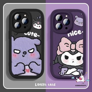 เคสโทรศัพท์มือถือ ลายการ์ตูน Kuromi Melody น่ารัก สําหรับ Oppo A57 A78 A7 A17 A15 A54 A16 A5s A17K A74 A95 A12 A58 A96 A9 A31 A3S A1K A55 A5 A92 A76 A53 A77s A16K A16E Reno 5 8 T 5F 7Z ปกอ่อน
