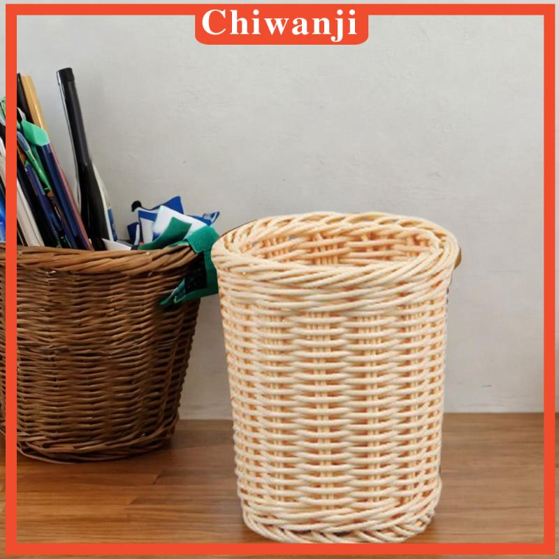 chiwanji-ขาตั้งหวายเทียม-สําหรับวางปากกา-ดินสอ-แปรงแต่งหน้า