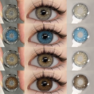 Eyeshare คอนแทคเลนส์ สีเทา สีฟ้า สําหรับแต่งหน้า 2 ชิ้น
