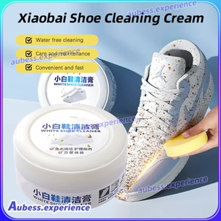 White Shoe Cleaning Cream Multipurpose Shoe Cleaner Leather Shoes Bags ผู้เชี่ยวชาญด้านการกำจัดสิ่งสกปรกที่มีประสิทธิภาพ