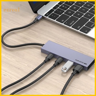 Ez อะแดปเตอร์ฮับ USB C 10Gbps USB C TypeC อลูมิเนียม 4 พอร์ต USB C เป็น USB3 1 TypeC สําหรับแล็ปท็อป โทรศัพท์ กล้อง