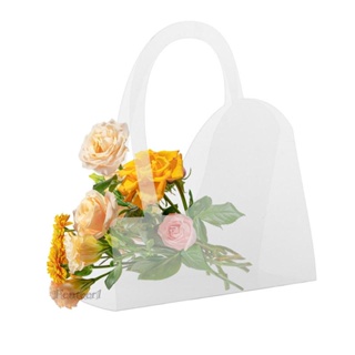 [Fenteer1] ถุงช่อดอกไม้ แบบใส เรียบง่าย ของขวัญวันวาเลนไทน์ สําหรับงานปาร์ตี้