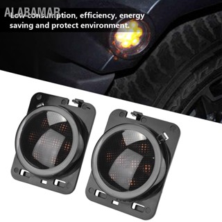 ALABAMAR คู่ของ LED บังโคลนเลี้ยวไฟเลี้ยวด้านข้างเหมาะสำหรับรถจี๊ป Wrangler JK 2550-2558