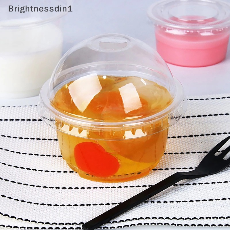 brightnessdin1-ถ้วยพลาสติกใส-แบบใช้แล้วทิ้ง-ขนาด-250-มล-สําหรับใส่สลัด-ขนมหวาน-20-ชิ้น