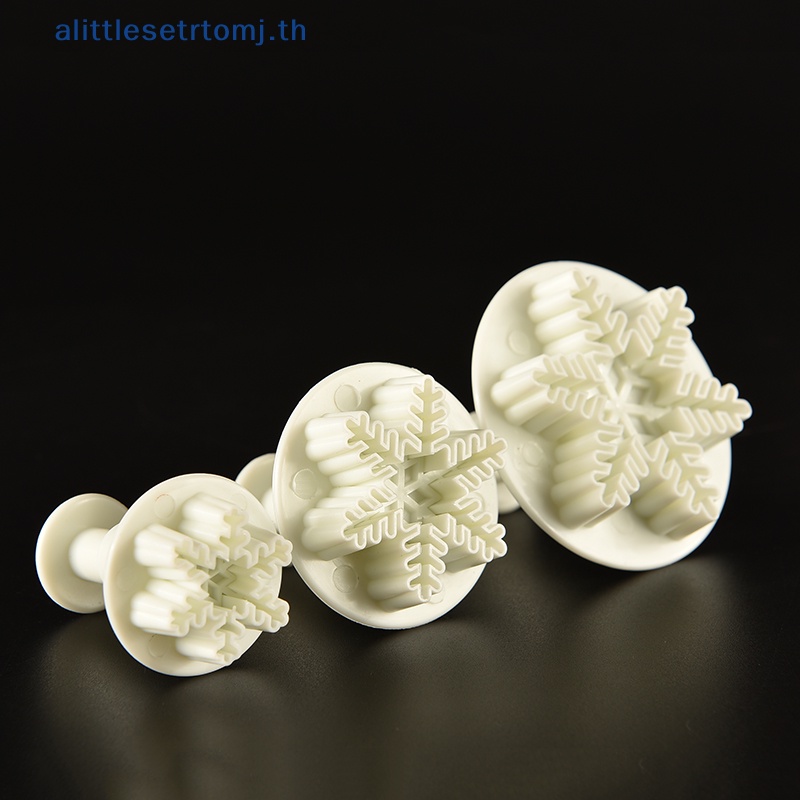 alittlese-แม่พิมพ์ตัดฟองดองท์-รูปเกล็ดหิมะ-สําหรับตกแต่งเค้ก-3-ชิ้น