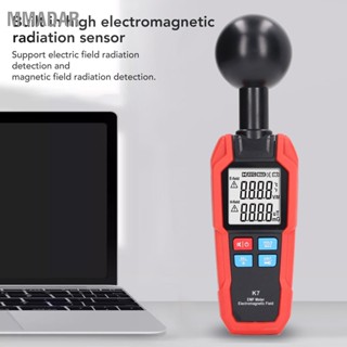 MMADAR EMF Meter เครื่องตรวจจับสนามแม่เหล็กไฟฟ้าแบบใช้มือถือเครื่องตรวจจับสำหรับห้องภายในบ้านกลางแจ้ง