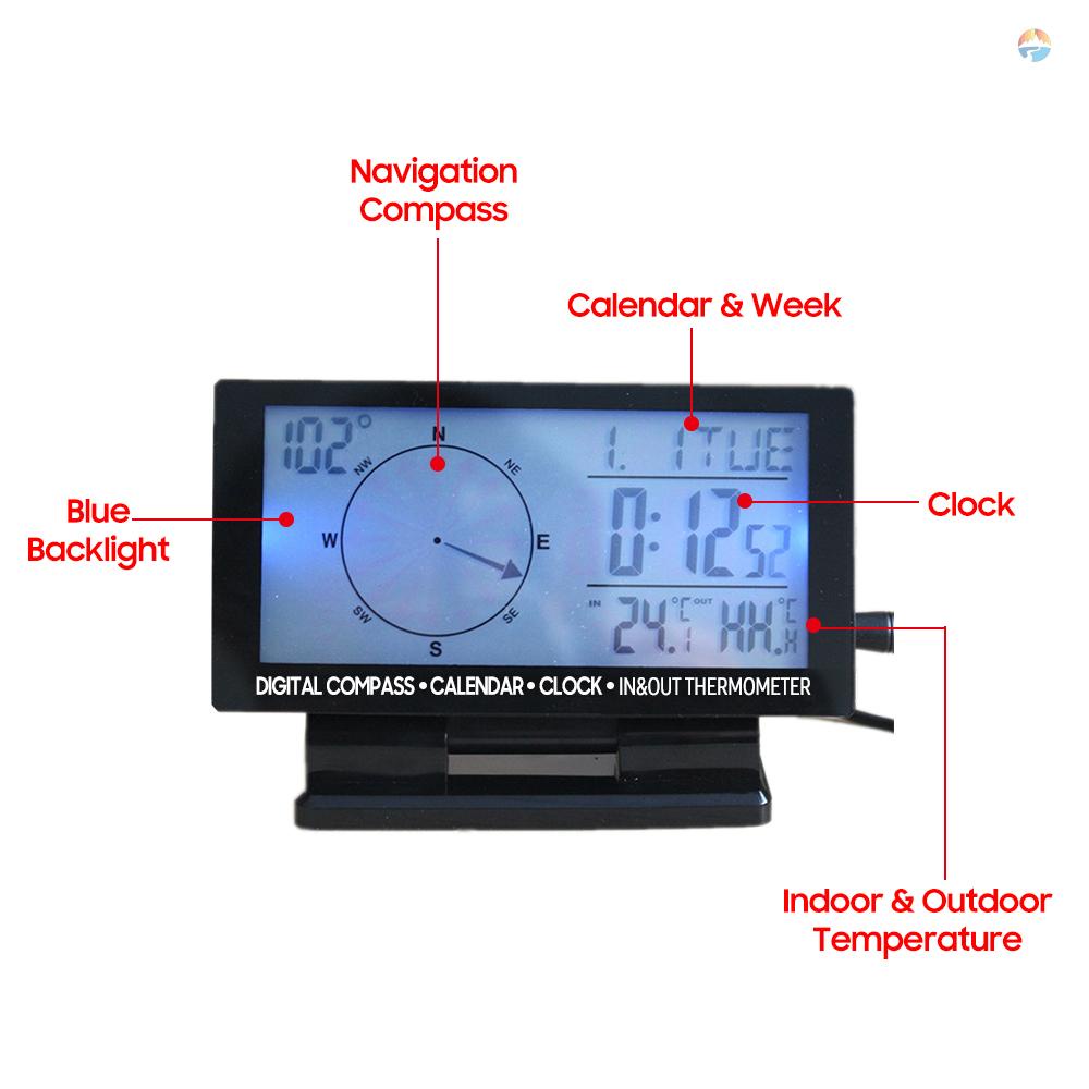 fash-เครื่องวัดอุณหภูมิรถยนต์-หน้าจอ-lcd-ดิจิทัล-อเนกประสงค์-เข็มทิศ-นาฬิกา-ปฏิทิน-สัปดาห์-ในร่ม-และกลางแจ้ง-เครื่องวัดอุณหภูมิ-พร้อมไฟแบ็คไลท์