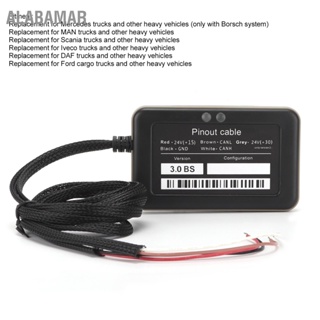 ALABAMAR Trucks Emulator 8 in 1 Diagnosis Tool Black with Nox Sensor Replacement for Mercedes Benz Heavy Vehicle