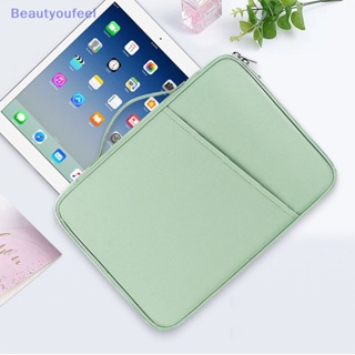 [Beautyoufeel] กระเป๋าแล็ปท็อป แบบพกพา กันกระแทก สําหรับ Air 2 1 2019 Pro 11 12.9 Pad 5 Cover 2017 13 นิ้ว Macbook