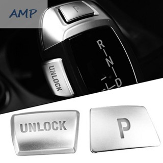 ⚡NEW 8⚡Button 2 Pcs Aluminum Car Accessories Cover Trim Gear Shift Knob Brand New