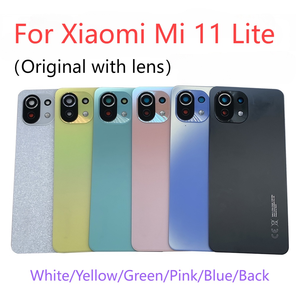 ของแท้ อะไหล่ฝาครอบกระจกด้านหลัง สําหรับ Xiaomi Mi 11 Lite 5G m2101k9ag ...