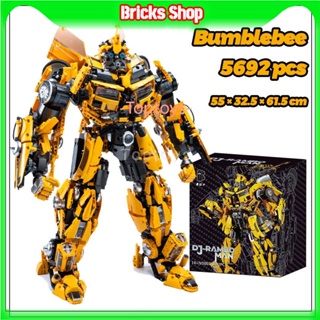 Bumblebee Transformers บล็อคตัวต่อ รูปผึ้ง ขนาดใหญ่ ของเล่นสําหรับเด็ก 5692 ชิ้น