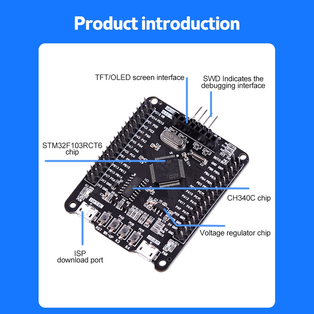 diymore-stm32f103rct6-บอร์ดไมโครคอนโทรเลอร์-ระบบขั้นต่ํา-พร้อมชิปนําเข้า-stm32-arm-core