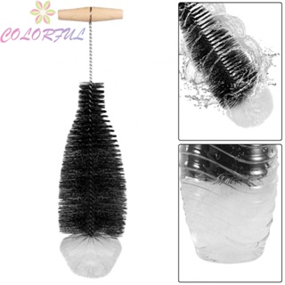 【COLORFUL】Soft and Flexible Bottle Brush Perfect for Efficiently Cleaning Beer and Wine Bottles