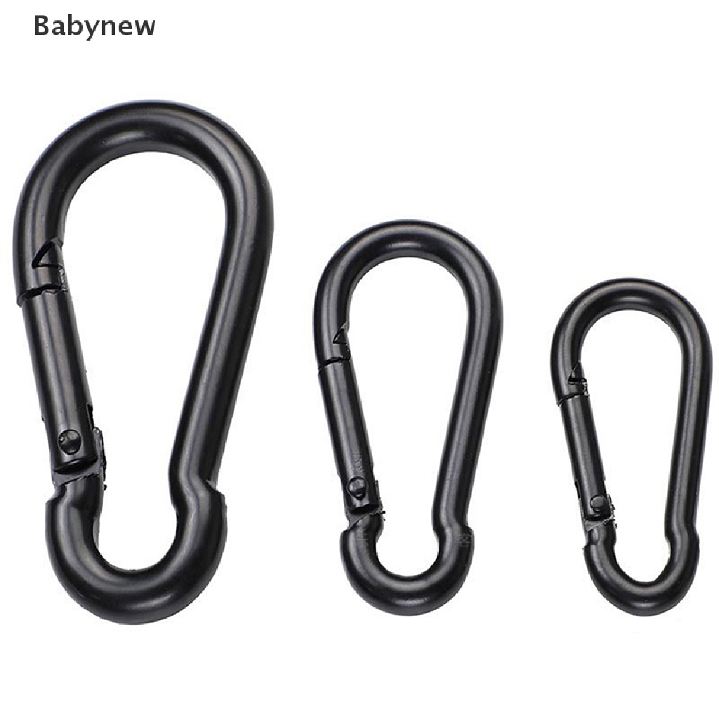 lt-babynew-gt-คลิปตะขอพวงกุญแจโลหะ-d-carabiner-สําหรับทําเครื่องประดับ-พวงกุญแจ-diy-ขายส่ง