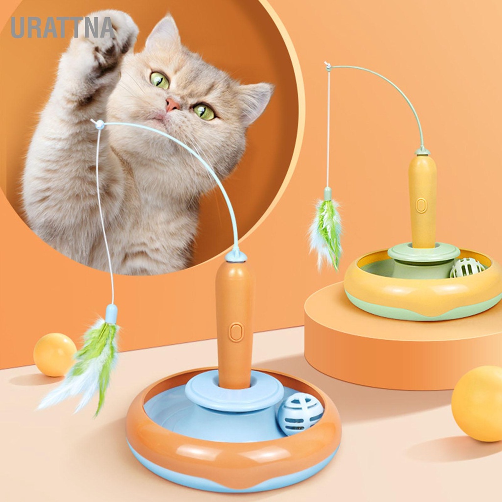 urattna-ของเล่นขนแมว-อัตโนมัติเต็มรูปแบบ-360-องศาหมุนระฆังลูกฐานที่มั่นคงสำหรับบ้าน