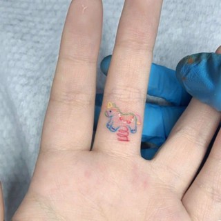 สติกเกอร์รอยสัก ลายการ์ตูนน่ารัก สีสันสดใส สําหรับนักเรียนหญิง