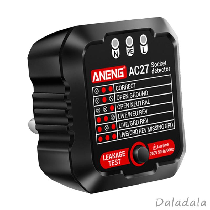 outlet-tester-receptacle-tester-เครื่องตรวจสอบความผิดพลาด-วงจรเบรกเกอร์-แบบพกพา-เครื่องวิเคราะห์วงจร-เฟสตรวจสอบแรงดันไฟฟ้า