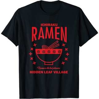 sadasเสื้อยืด พิมพ์ลาย Naruto Shippuden Foodie Ichiraku Ramen สําหรับผู้ชาย
