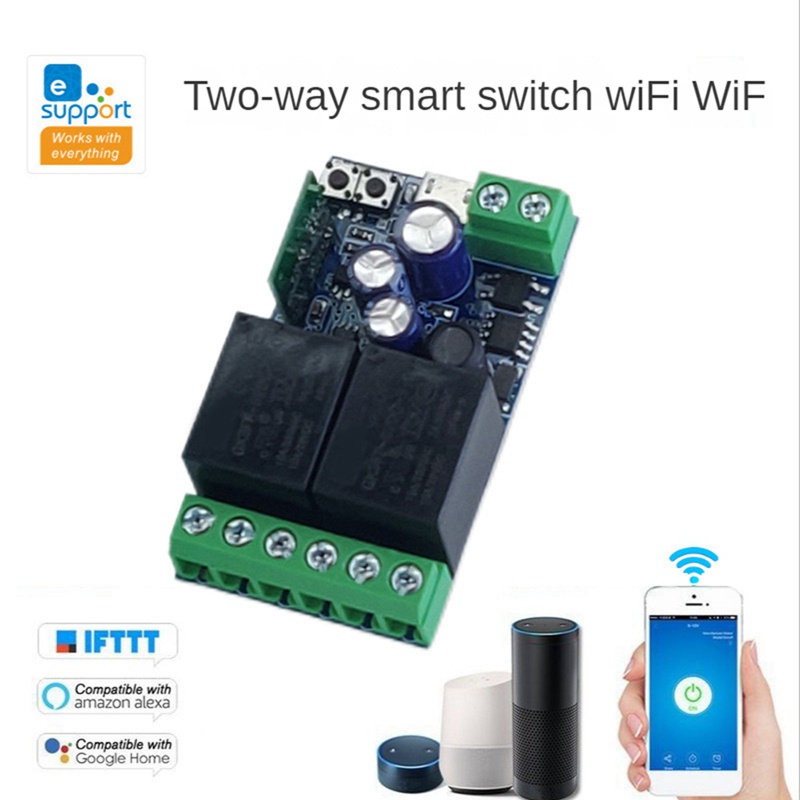 usb-5v-dc7-48v-ewelink-smart-wifi-switch-2ch-ตัวตั้งเวลาสวิตช์ไร้สาย