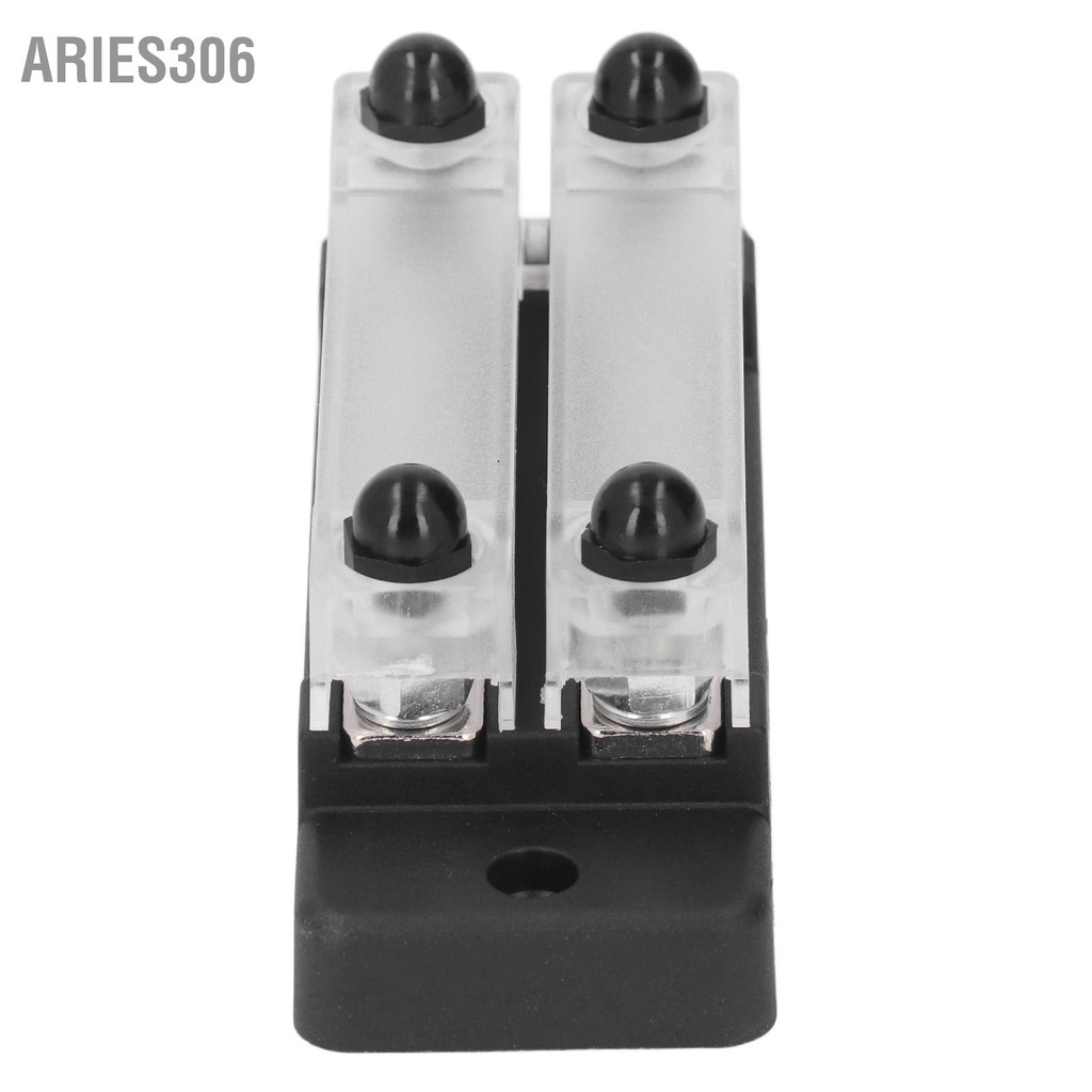 aries306-บล็อกจ่ายไฟบัส-12-ถึง-48v-150a-บล็อกจ่ายไฟบัสบาร์สีดำกันสนิมสำหรับรถบรรทุกรถยนต์-rvs-เรือเดินทะเล