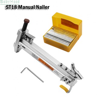 【Big Discounts】ST18 Manual Nailer Lightweight and Easy to Use for Woodworking Decoration and Wire Binding#BBHOOD