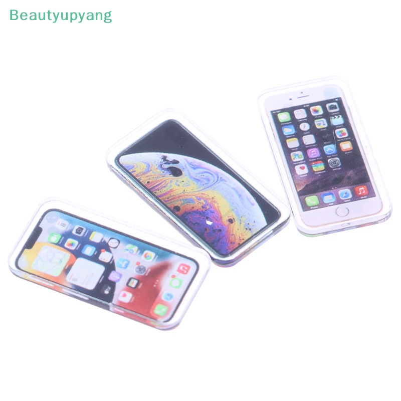 beautyupyang-โมเดลโทรศัพท์มือถือจิ๋ว-1-12-สําหรับตกแต่งบ้านตุ๊กตา