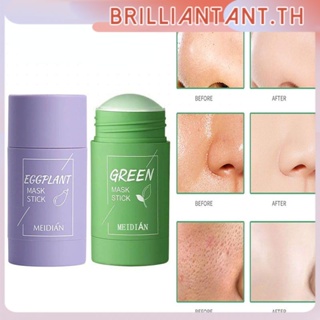 ทำความสะอาด Green Stick Green Tea Stick Mask Purifying Clay Stick Mask Oil Control Anti-Acne Skin Care Whitening Bri