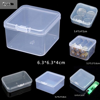 【DREAMLIFE】Storage Box Convenient Jewelry Earplugs Container PP Small Clear Plastic