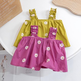 พร้อมส่ง เสื้อแขนกุด ปักลายน่ารัก เข้ากับทุกการแต่งกาย แฟชั่นฤดูร้อน สไตล์เกาหลี และญี่ปุ่น สําหรับเด็กผู้หญิง 2023