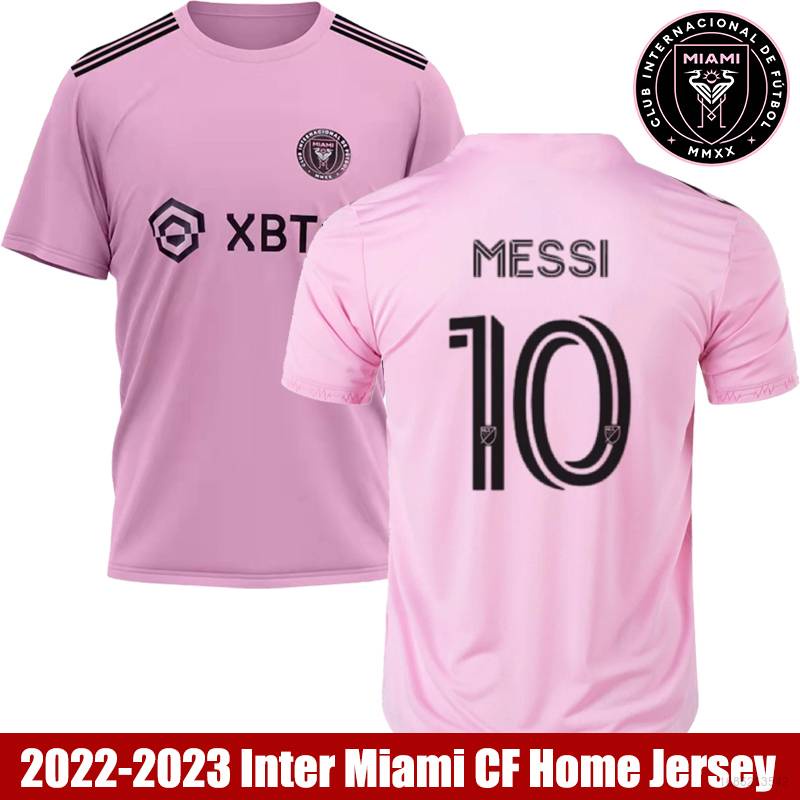 เสื้อยืดแขนสั้น-ลายทีมชาติฟุตบอล-fash-2022-2023-inter-miami-home-leo-messi-jersey-พลัสไซซ์