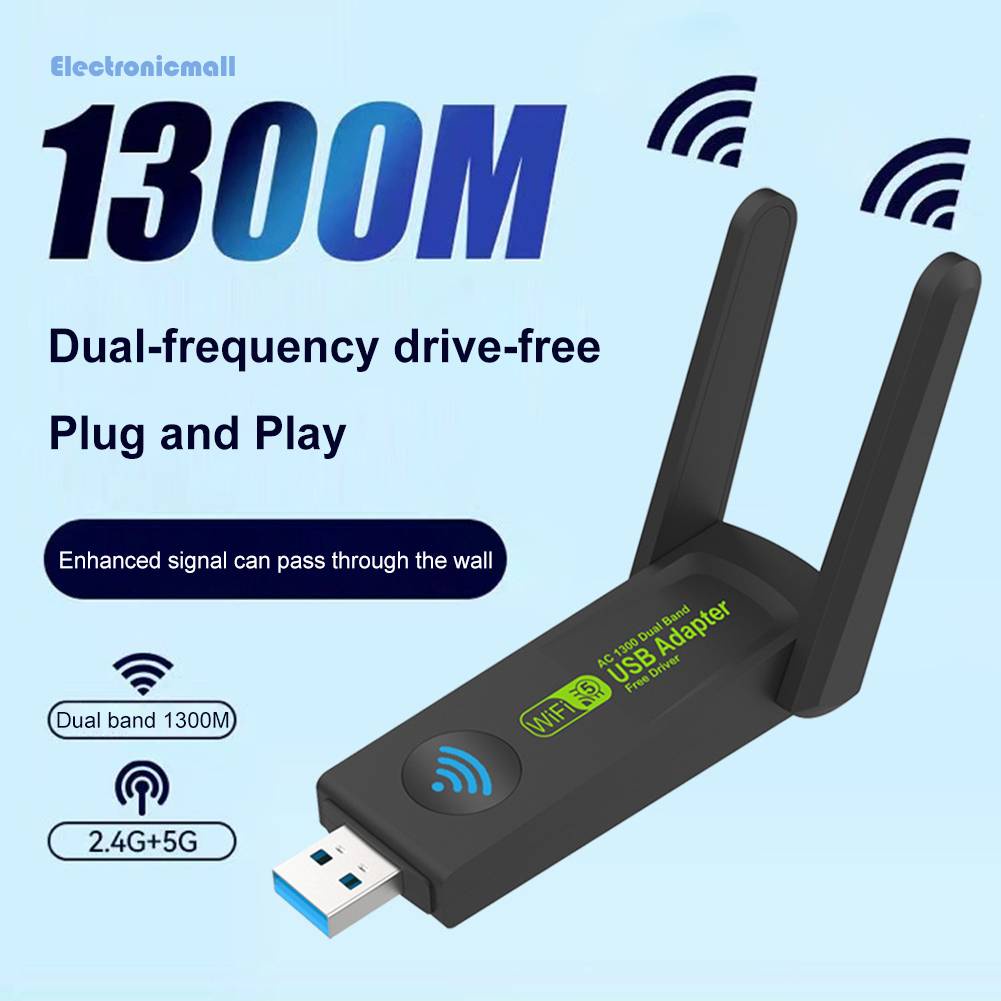 electronicmall01-th-การ์ดเครือข่าย-wifi-1300mbps-รองรับ-windowsxp-7-8-8-1-10-2-4ghz-5ghz-dual-band