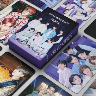 โปสการ์ดอัลบั้มรูปภาพ BT-S 2023 FESTA Bangtan Boys Kpop จํานวน 55 ชิ้น ต่อกล่อง