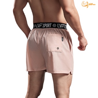 [GYMen]ผู้ชายกีฬาออกกำลังกายกางเกงขาสั้น   sports shorts Mens ผ้ายืด ระบายอากาศ ใส่ออกกําลังกายกลางแจ้ง แฟชั่นสําหรับผู้ชาย