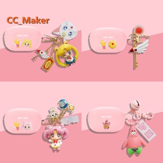 Anker Soundcore Life Dot 3i Protective Case Cartoon Sailor Moon Keychain Pendant Soundcore Life A3i Silicone Soft Case Shockproof Case Protective Cover Cute Starbucks Coffee Bear Pendant Anker Soundcore Life Dot 3i Cover Soft Case