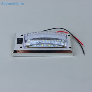 Adhyu แผงไฟอ่านหนังสือ LED 12V-24V ความสว่างสูง สําหรับติดตกแต่งภายในรถยนต์ รถตู้ รถบรรทุก รถบ้าน เรือ แคมเปอร์ สวิตช์เปิด ปิด TH