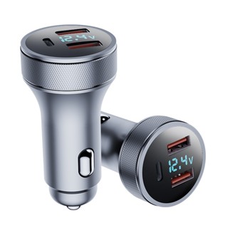 อุปกรณ์ชาร์จในรถยนต์ PD36W QC3.0 ชาร์จเร็ว พลังงานสูง สําหรับสามรถ