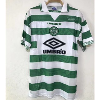 เสื้อกีฬาแขนสั้น ลายทีมชาติฟุตบอล Celtics 1998 แนวเรโทร แห้งเร็ว ไซซ์ S-XXL AAA