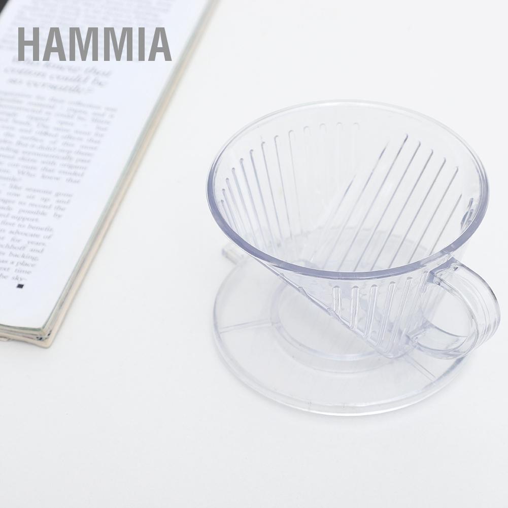 hammia-เครื่องชงกาแฟทรงกรวยกรองถ้วยดริปเปอร์นำกลับมาใช้ใหม่ได้