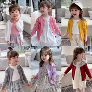 PRETTY BABY🧸พร้อมส่ง🧸เสื้อคลุมไหมพรม เสื้อเเขนยาว คาร์ดิเเกน สำหรับเด็กผู้หญิง เด็กผู้ชาย(843)