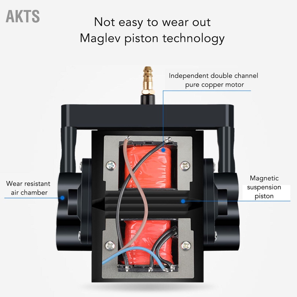 akts-เครื่องแกะสลักเลเซอร์ปั๊มลมช่วยดูดซับแรงกระแทกเสียงรบกวนต่ำเครื่องตัดเลเซอร์แกะสลักปั๊มลม