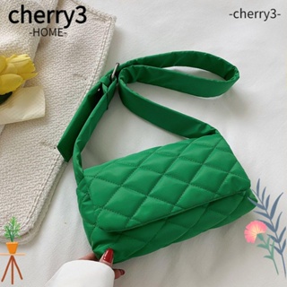 Cherry3 กระเป๋าสะพายไหล่ ผ้าฝ้าย น้ําหนักเบา แฟชั่นฤดูหนาว