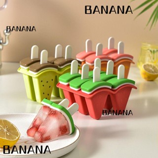 Banana1 แม่พิมพ์ทําไอศกรีม น้ําผลไม้ นม ไอติม DIY