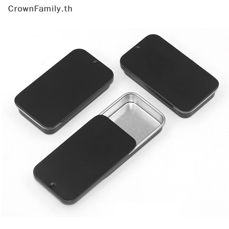 crownfamily-กล่องเก็บยาโลหะ-ทรงสี่เหลี่ยม-ขนาดเล็ก-th