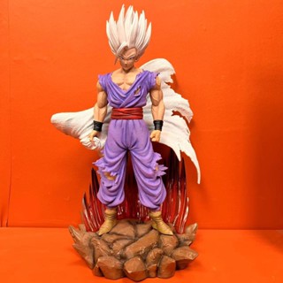 [New product in stock] GK Dragon Ball Super first bullet White God Beast cloak white hair monkey rice hand-made model ornaments peripheral doll 3FTZ